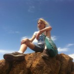 My Daughter at Mastadon Peak