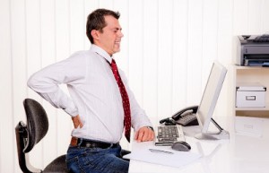 back pain at work